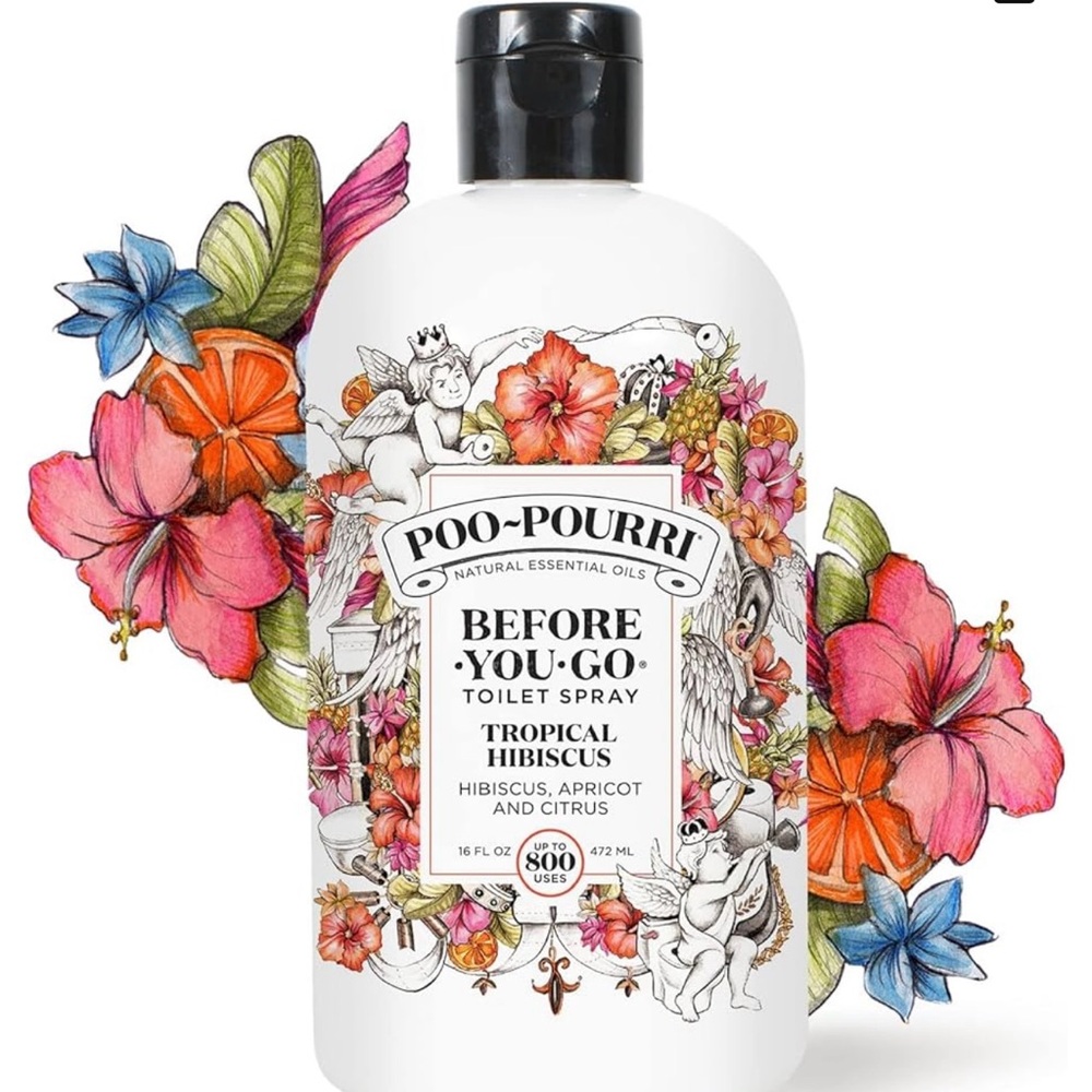 Poo-Pourri Before-You-Go Toilet Spray, Tropical Hibiscus